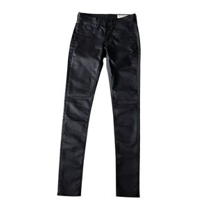 Rag & Bone Shore Ditch Black Denim Leggings Size 24